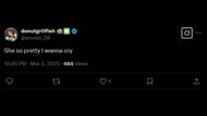 Fans react to Jennie's new reveal (Image via X/donutgrillfish)